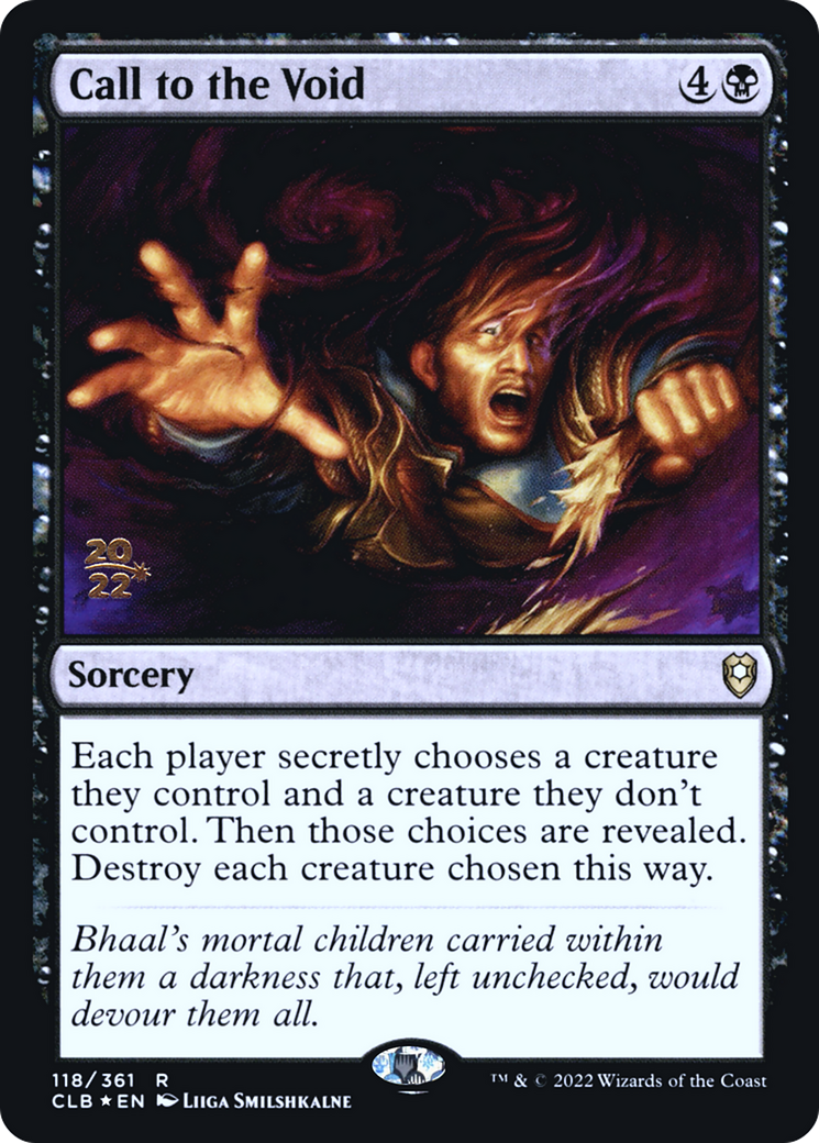 Image of Call to the Void [Commander Legends: Battle for Baldur's Gate Prerelease Promos]