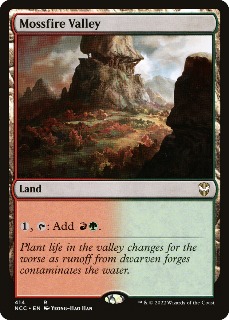 Image of Mossfire Valley [Streets of New Capenna Commander]