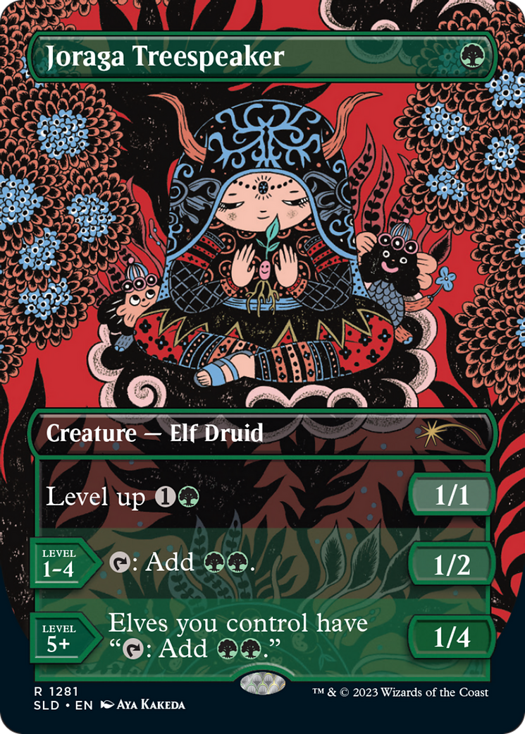Image of Joraga Treespeaker (Borderless) [Secret Lair Drop Series]