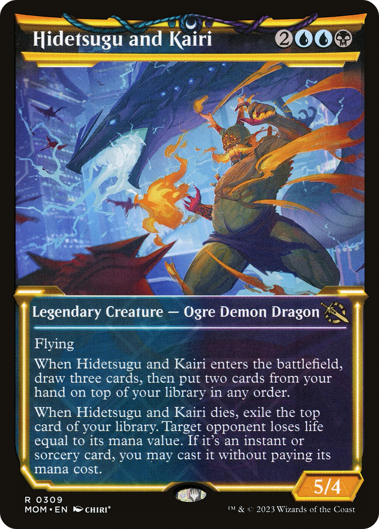 Image of Hidetsugu and Kairi (Showcase Planar Booster Fun) [March of the Machine]