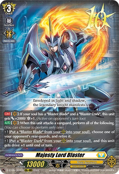Image of Majesty Lord Blaster (D-BT05/004EN) [Triumphant Return of the Brave Heroes]