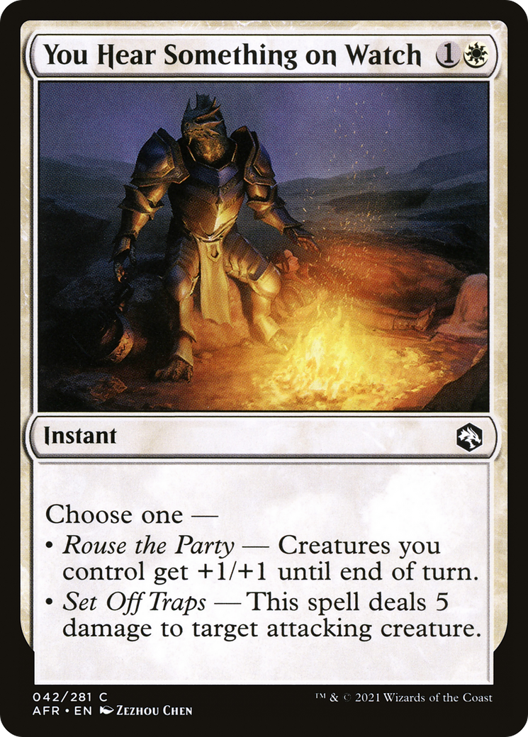 Image of You Hear Something on Watch [Dungeons & Dragons: Adventures in the Forgotten Realms]