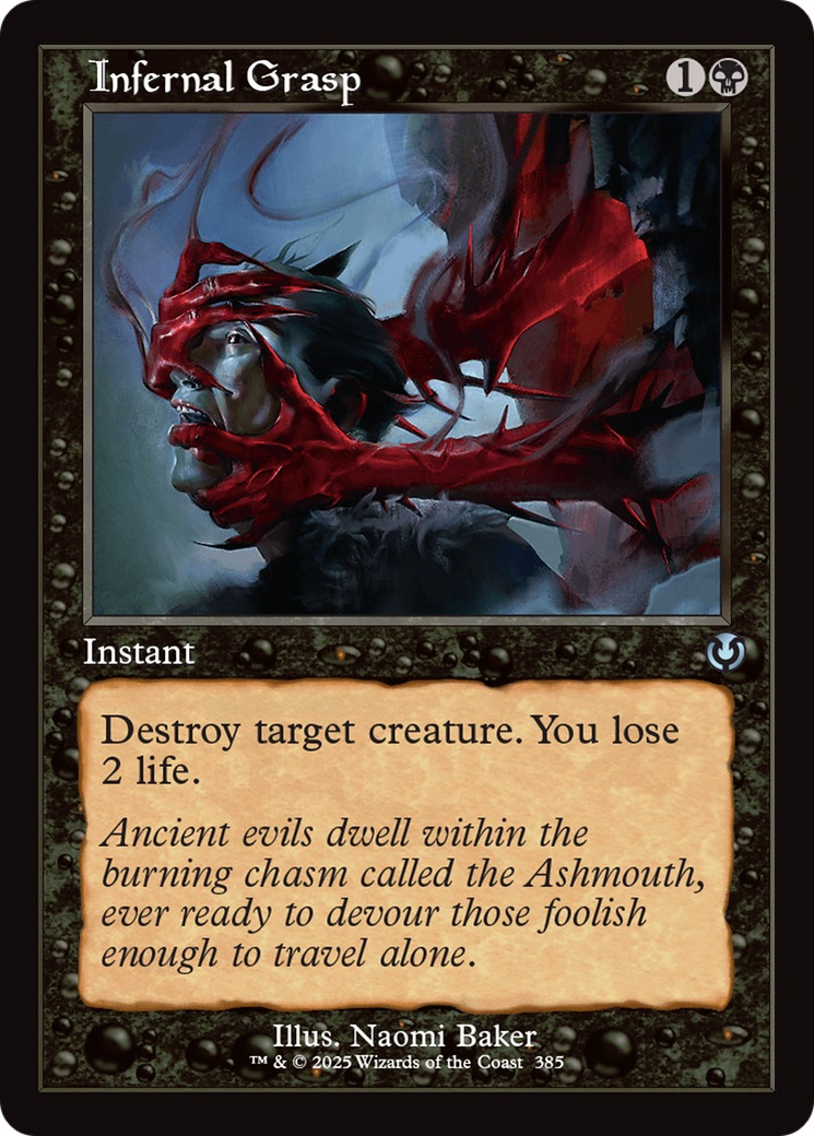 Image of Infernal Grasp (Retro Frame) [Innistrad Remastered]