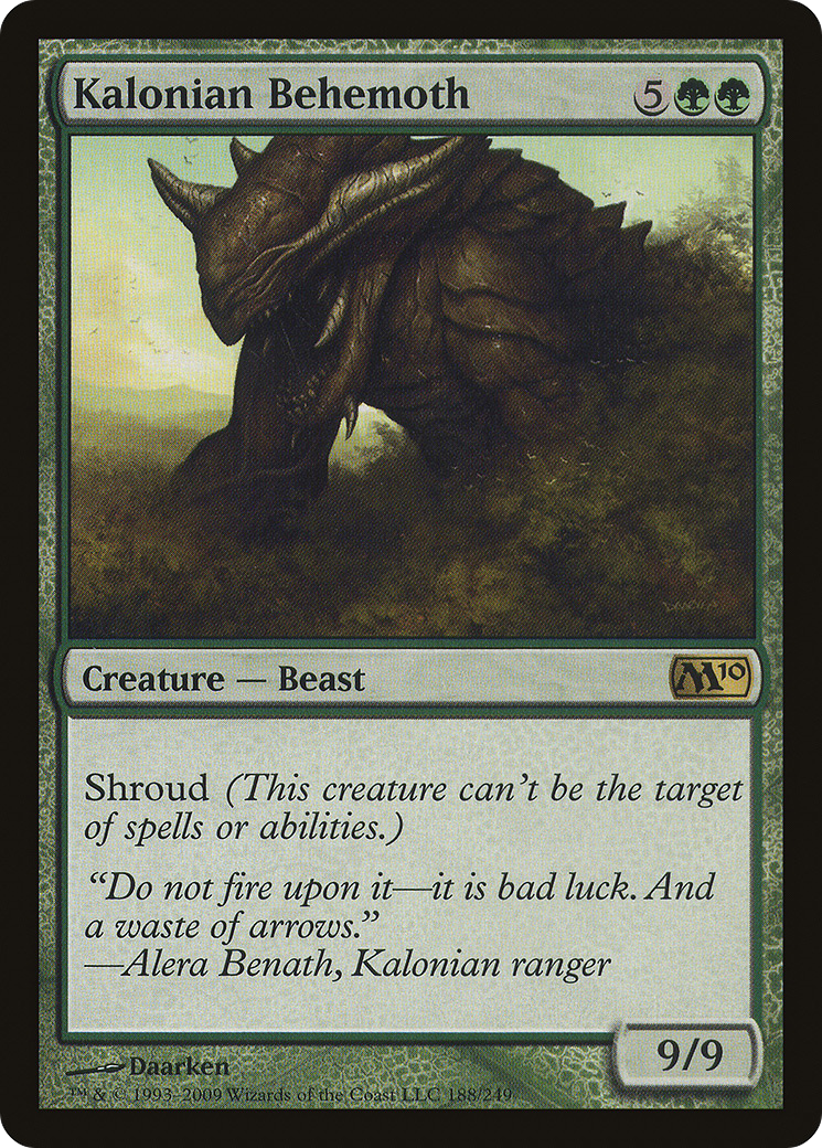 Image of Kalonian Behemoth [Magic 2010]