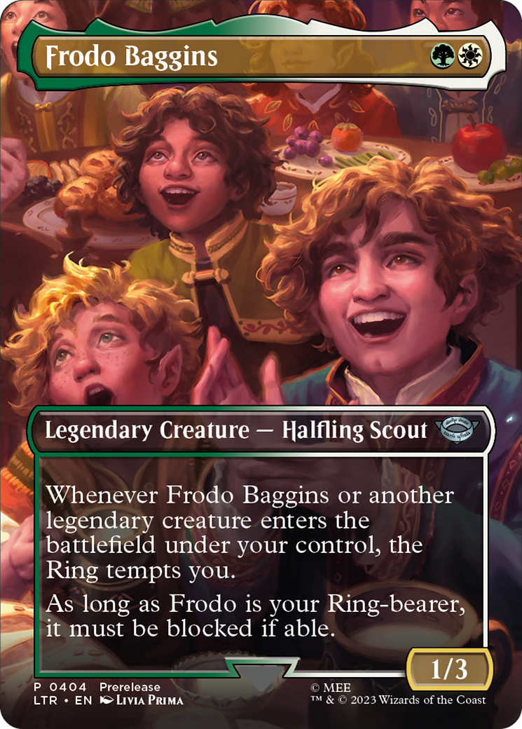 Image of Frodo Baggins (Borderless Alternate Art) [The Lord of the Rings: Tales of Middle-Earth]