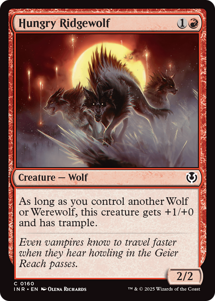 Image of Hungry Ridgewolf [Innistrad Remastered]