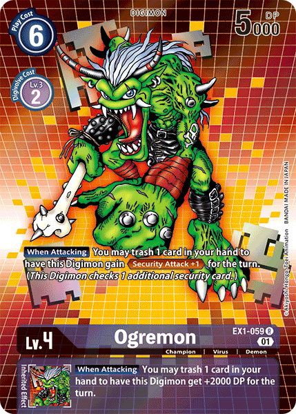 Image of Ogremon [EX1-059] (Alternate Art) [Classic Collection]