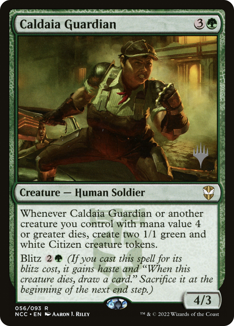 Image of Caldaia Guardian (Promo Pack) [Streets of New Capenna Commander Promos]