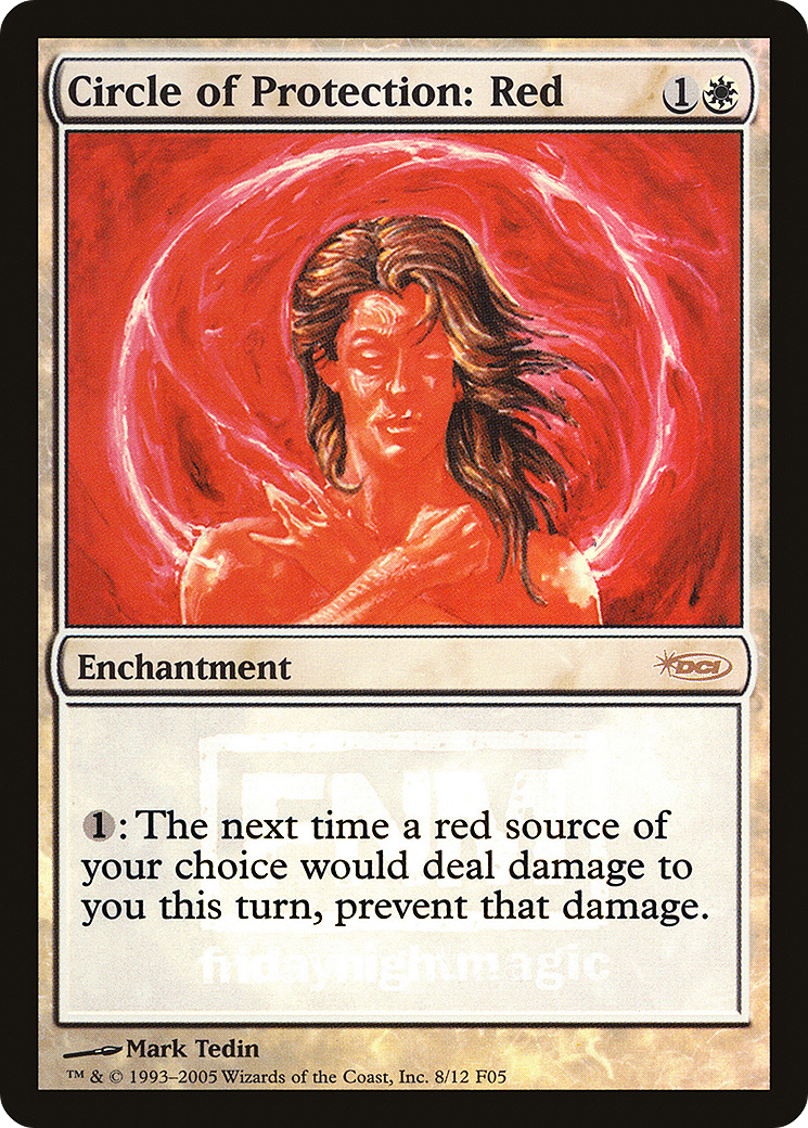 Image of Circle of Protection: Red [Friday Night Magic 2005]