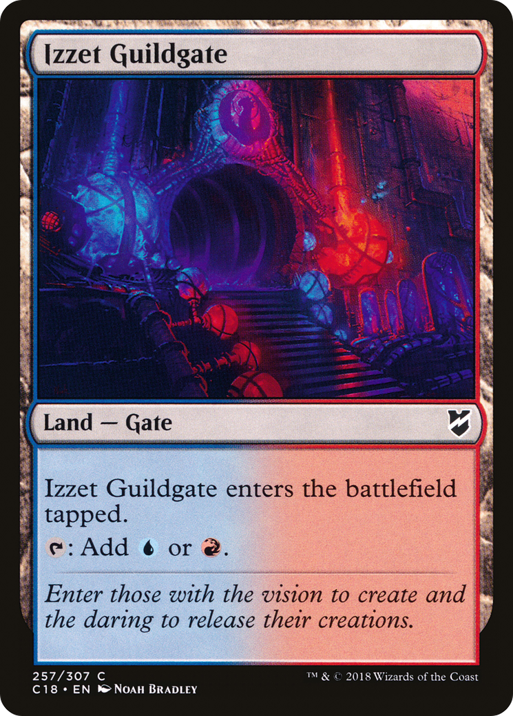Image of Izzet Guildgate [Commander 2018]