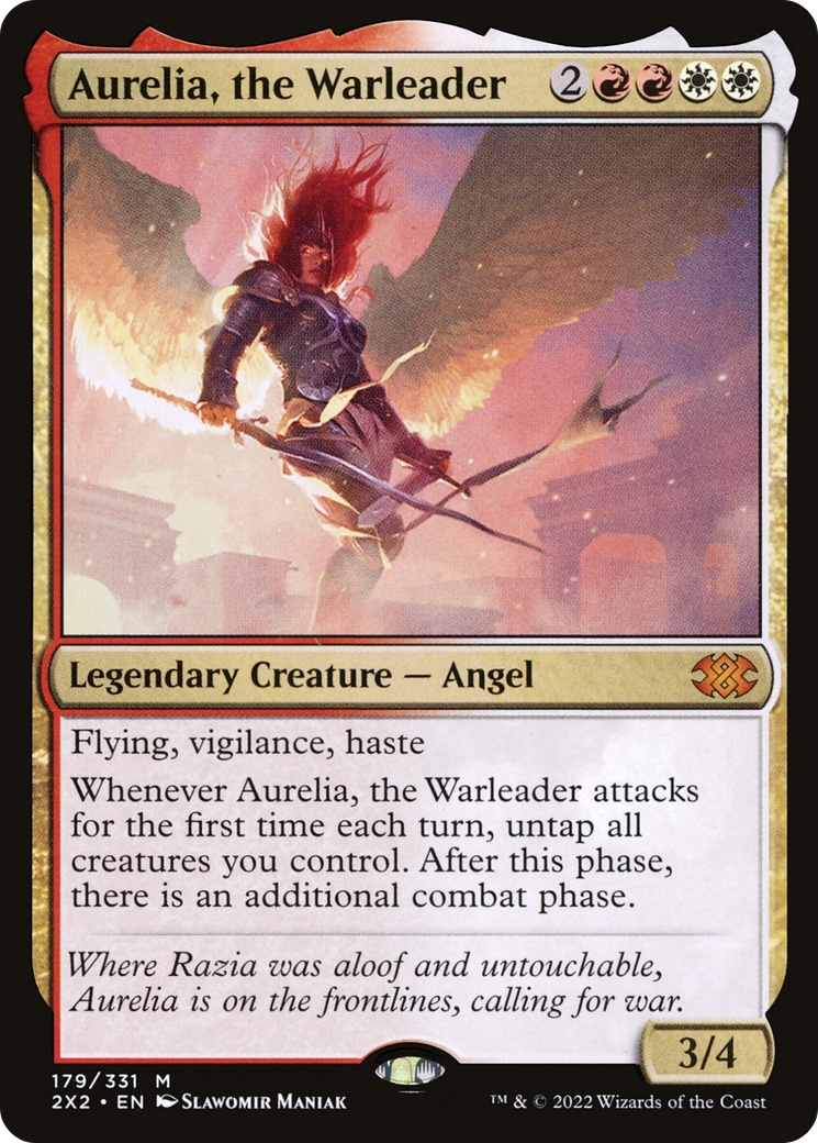 Image of Aurelia, the Warleader [Double Masters 2022]