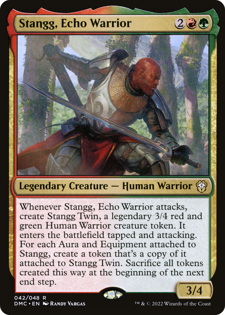 Image of Stangg, Echo Warrior [Dominaria United Commander]