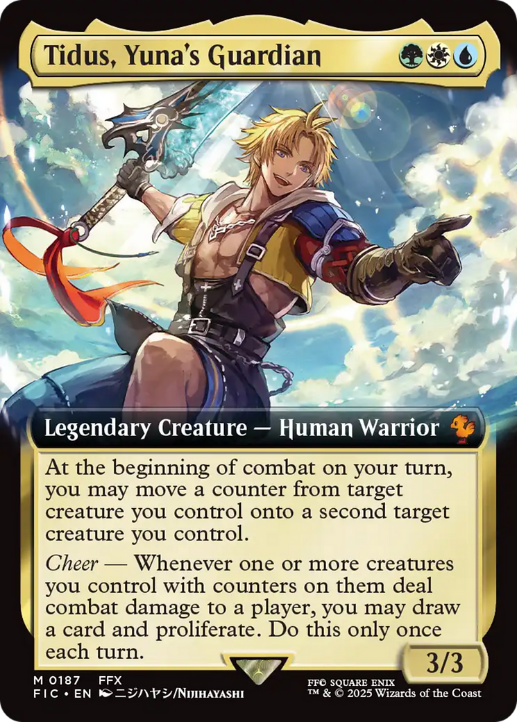 Image of Tidus, Yuna's Guardian (Extended Art) [FINAL FANTASY Commander]