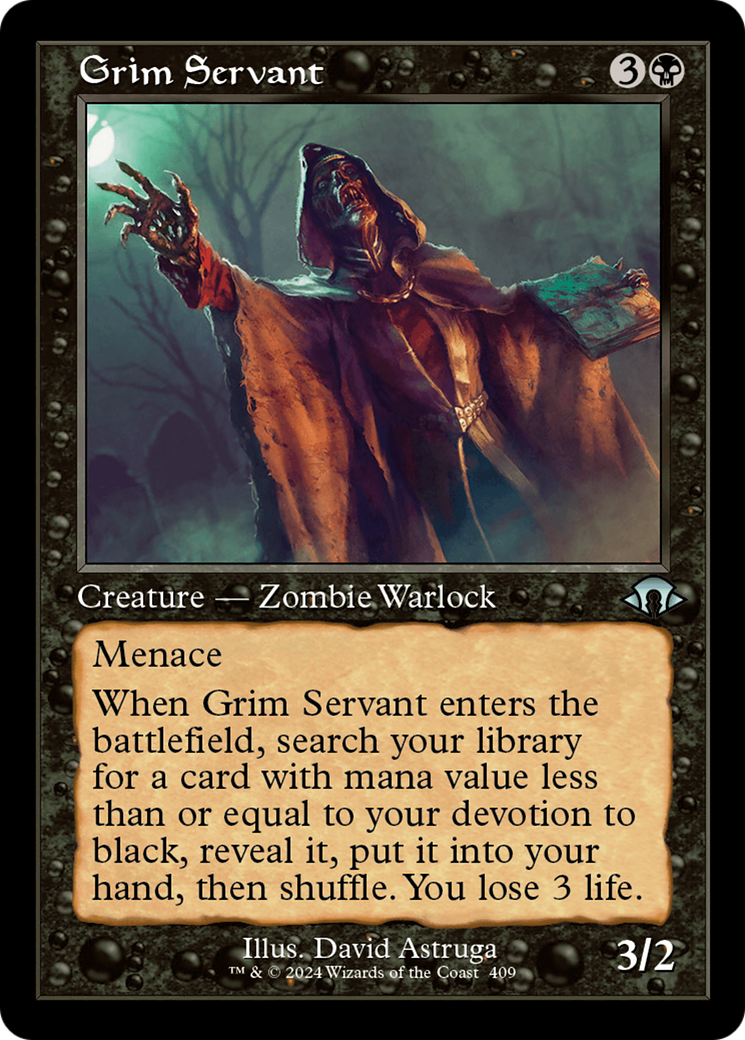 Image of Grim Servant (Retro) [Modern Horizons 3]