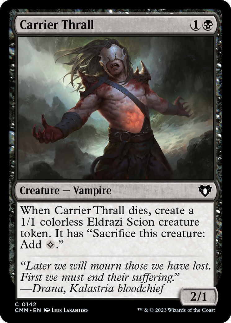 Image of Carrier Thrall [Commander Masters]