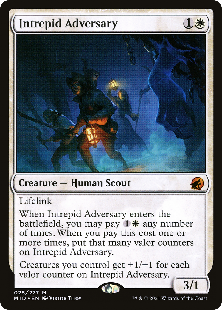 Image of Intrepid Adversary [Innistrad: Midnight Hunt]