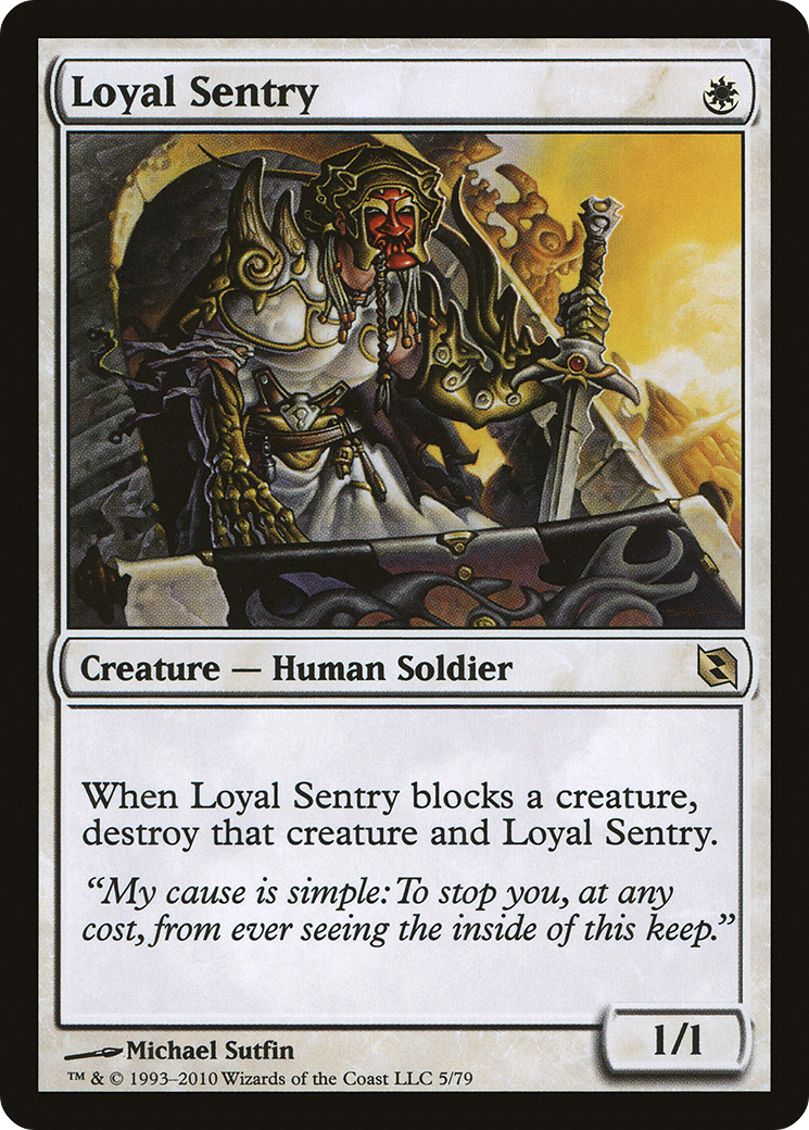 Image of Loyal Sentry [Duel Decks: Elspeth vs. Tezzeret]