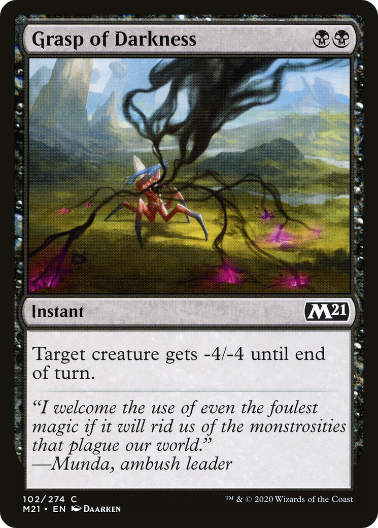 Image of Grasp of Darkness [Core Set 2021]