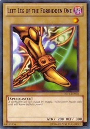 Image of Left Leg of the Forbidden One (Red) [DL11-EN003] Rare