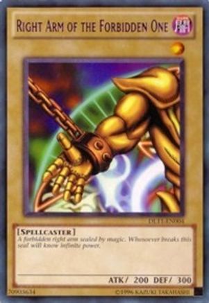 Image of Right Arm of the Forbidden One (Purple) [DL11-EN004] Rare
