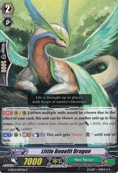 Image of Little Benefit Dragon (G-BT12/097EN) [Dragon King's Awakening]