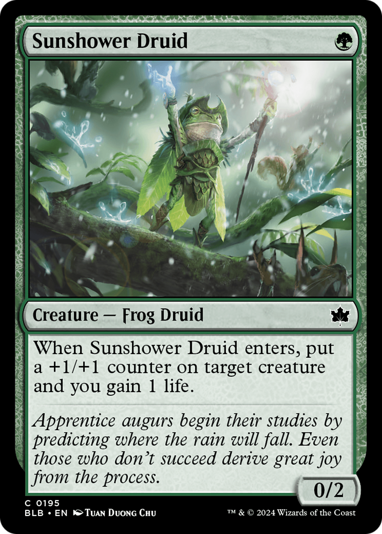 Image of Sunshower Druid [Bloomburrow]