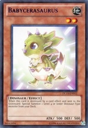 Image of Babycerasaurus (Red) [DL13-EN012] Rare