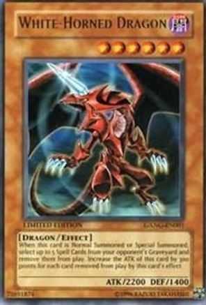 Image of White-Horned Dragon [GXNG-EN001] Ultra Rare