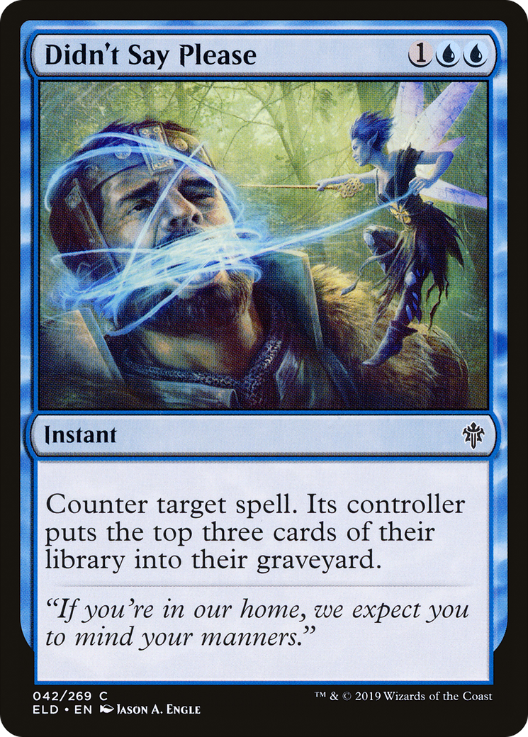 Image of Didn't Say Please [Throne of Eldraine]
