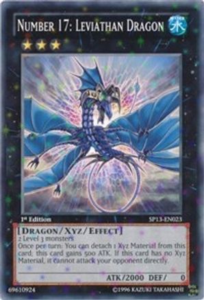 Image of Number 17: Leviathan Dragon [SP13-EN023] Starfoil Rare