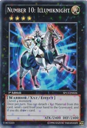 Image of Number 10: Illumiknight [SP13-EN026] Starfoil Rare