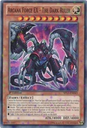 Image of Arcana Force EX - The Dark Ruler [SP13-EN043] Starfoil Rare