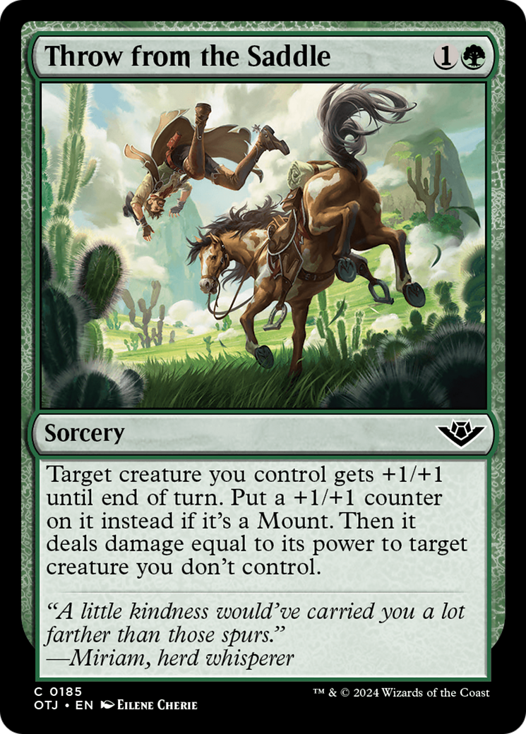 Image of Throw from the Saddle [Outlaws of Thunder Junction]