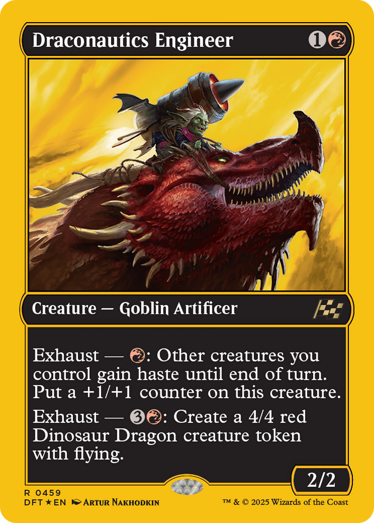 Image of Draconautics Engineer (First-Place Foil) [Aetherdrift]