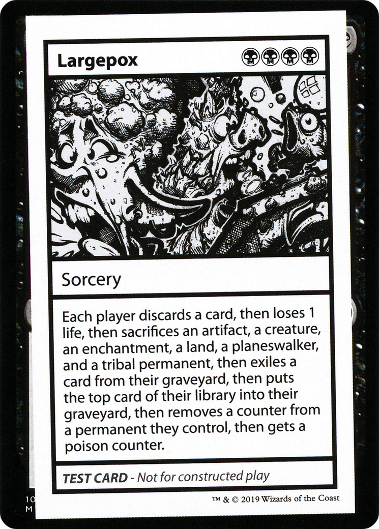 Image of Largepox (2021 Edition) [Mystery Booster Playtest Cards]