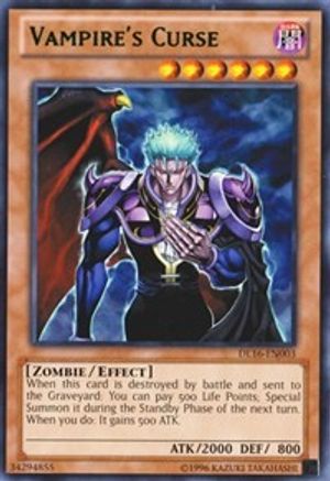 Image of Vampire's Curse (Green) [DL16-EN003] Rare