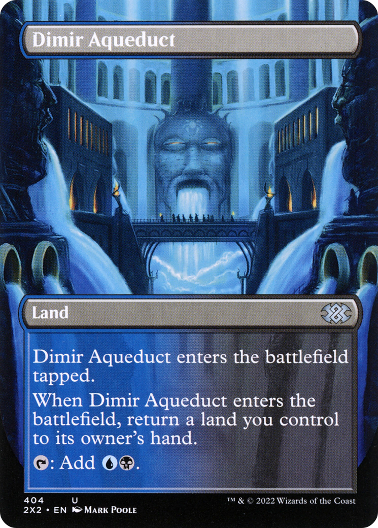 Image of Dimir Aqueduct (Borderless Alternate Art) [Double Masters 2022]