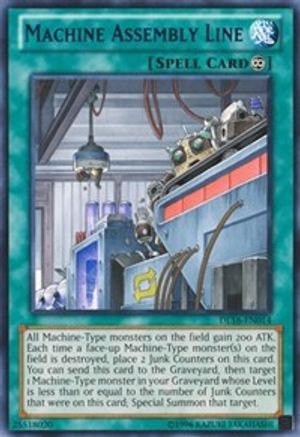 Image of Machine Assembly Line (Blue) [DL16-EN014] Rare
