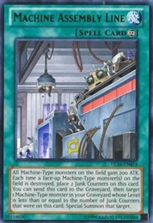 Image of Machine Assembly Line (Green) [DL16-EN014] Rare