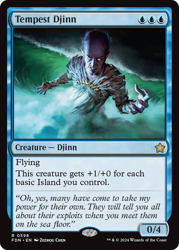 Image of Tempest Djinn [Foundations]