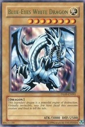 Image of Blue-Eyes White Dragon (Green) [DL09-EN001] Rare