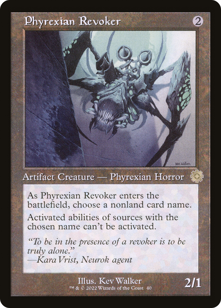 Image of Phyrexian Revoker (Retro) [The Brothers' War Retro Artifacts]