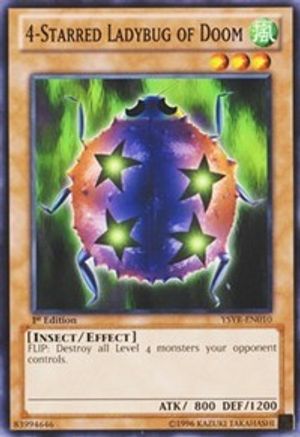 Image of 4-Starred Ladybug of Doom [YSYR-EN010] Common