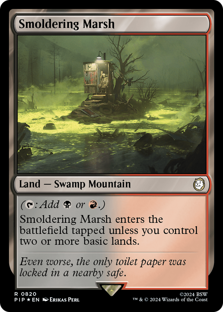 Image of Smoldering Marsh (Surge Foil) [Fallout]