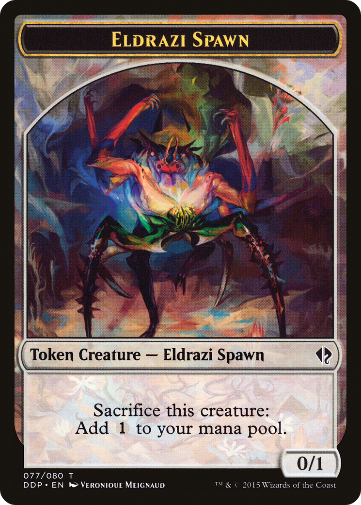 Image of Eldrazi Spawn Token (077/080) [Duel Decks: Zendikar vs. Eldrazi]