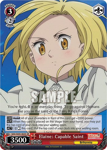 Image of Elaine: Capable Saint (SR) [The Seven Deadly Sins: Revival of The Commandments]