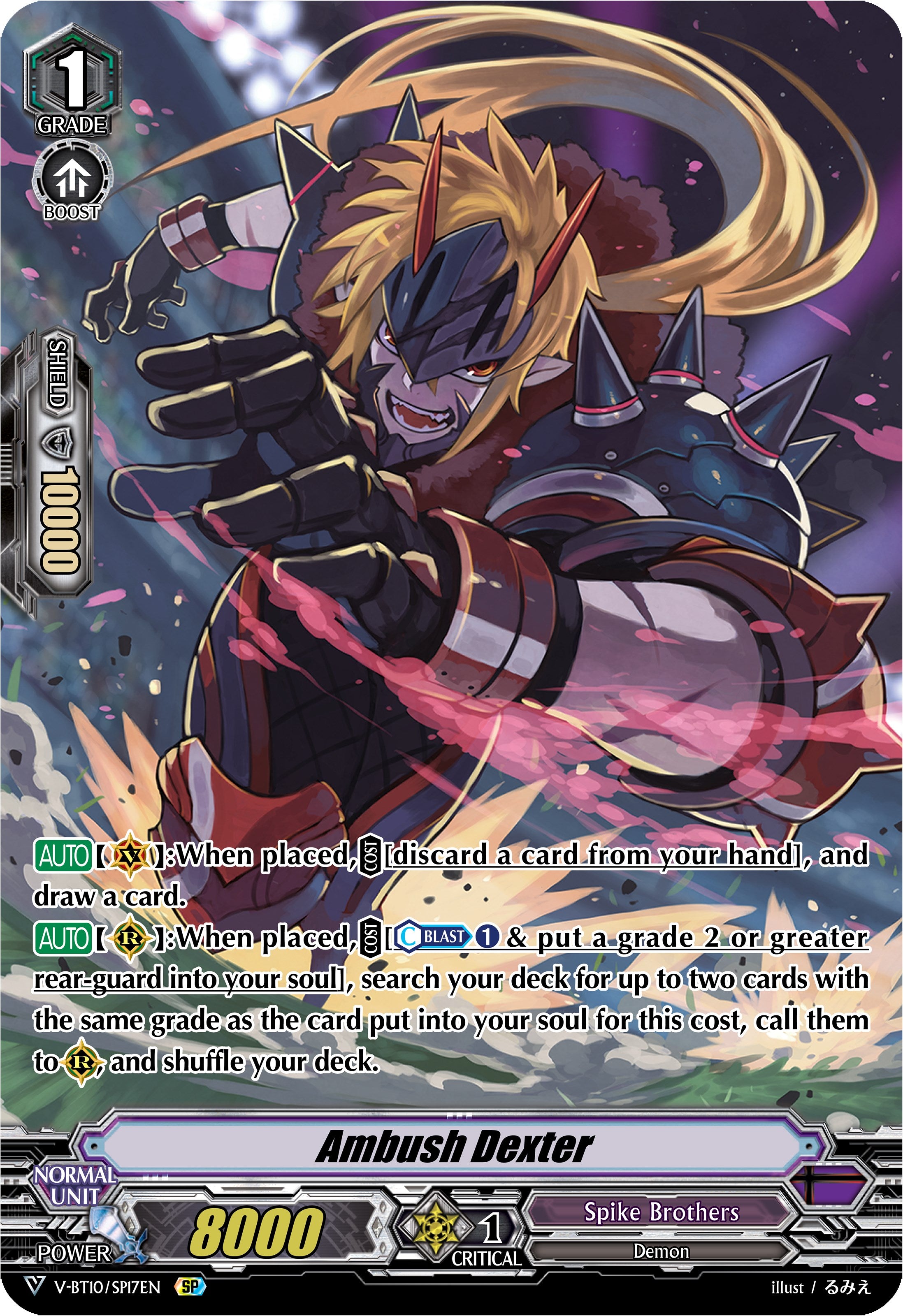 Image of Ambush Dexter (V-BT10/SP17EN) [Phantom Dragon Aeon]