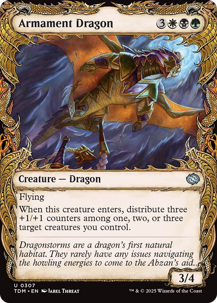 Image of Armament Dragon (Showcase) [Tarkir: Dragonstorm]