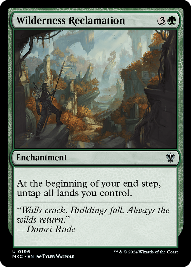 Image of Wilderness Reclamation [Murders at Karlov Manor Commander]