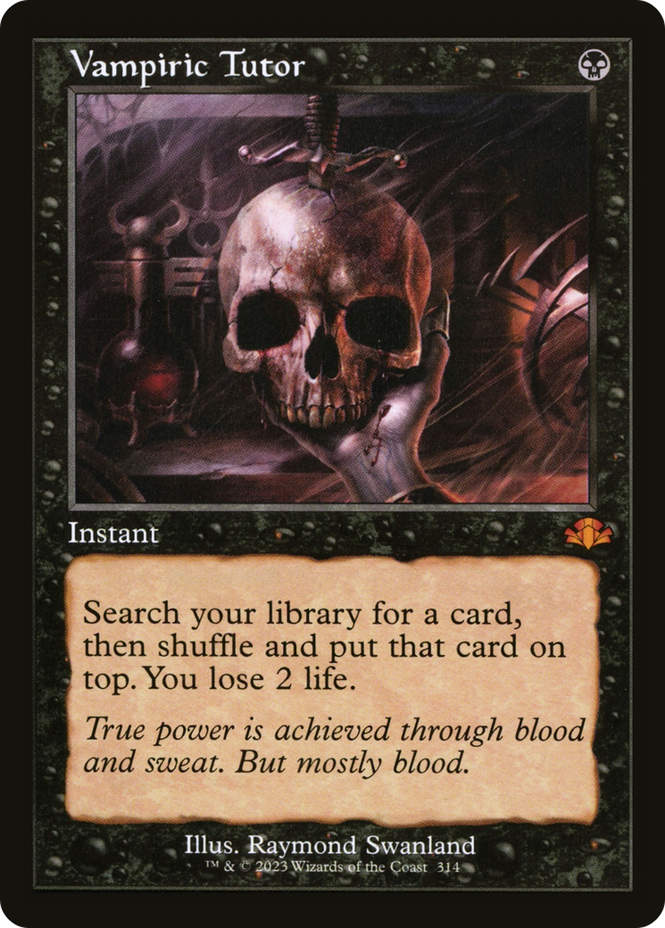 Image of Vampiric Tutor (Retro) [Dominaria Remastered]